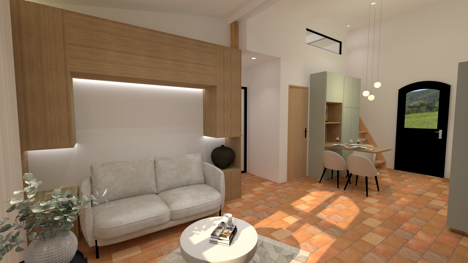 rendu visuel 3D pour petite pièce à Trets