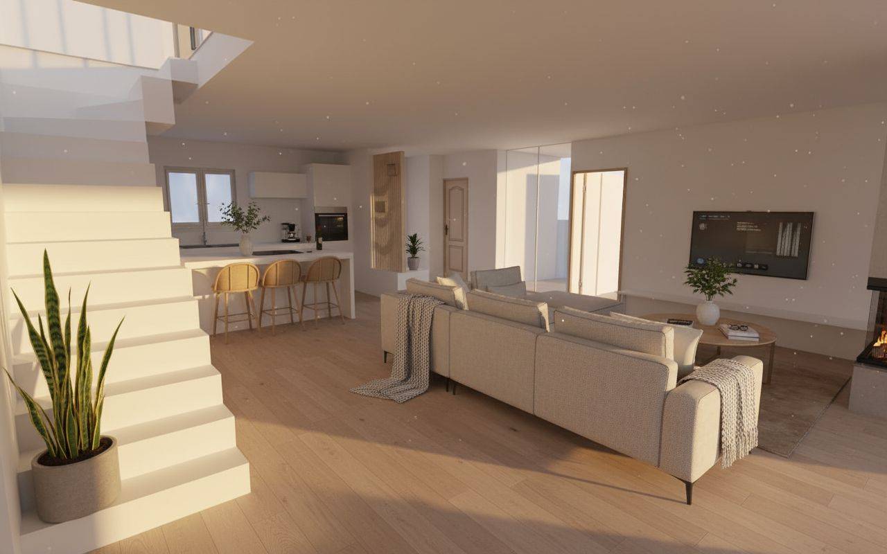 Tholonet maison intérieur 3D